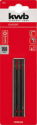 Набір торсіонних біт 100 мм, Torx T25/30/40, 3 шт, KWB (123242)