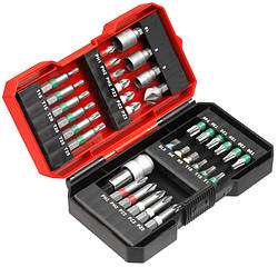 Набір біт хромовадій 34 шт. у кейсі S-Box KWB