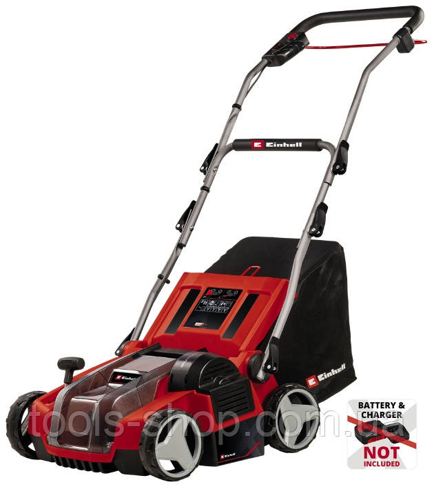 Акумуляторний скарифікатор аератор-вертикальний Einhell GE-SA 36/35 Li — Solo 35 см