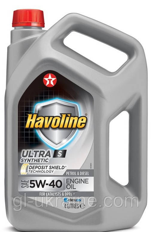 Моторна олива TEXACO Havoline Ultra S 5W-40, 4л (801339MHE)