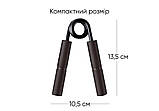Кистьовий еспандер EasyFit Hand Grip PRO 159 кг чорний (350 lb), фото 2