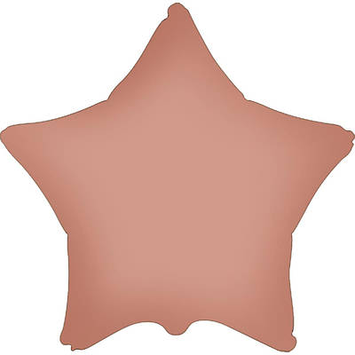Flexmetal 18" Зірка димчасто рожева Matte Vintage Rose Фольгований шар