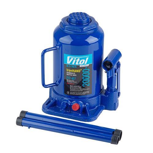 Домкрат 20 тонн Гідравлічний Автомобільний Телескоп 217-407 мм Телескопічний Пляшковий, фото 1