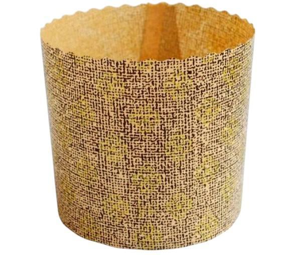 Форма для пасхи паперова 155*112 мм, 700 грамів СВІТЛО-КОРІЧНІ (5 шт.), фото 1