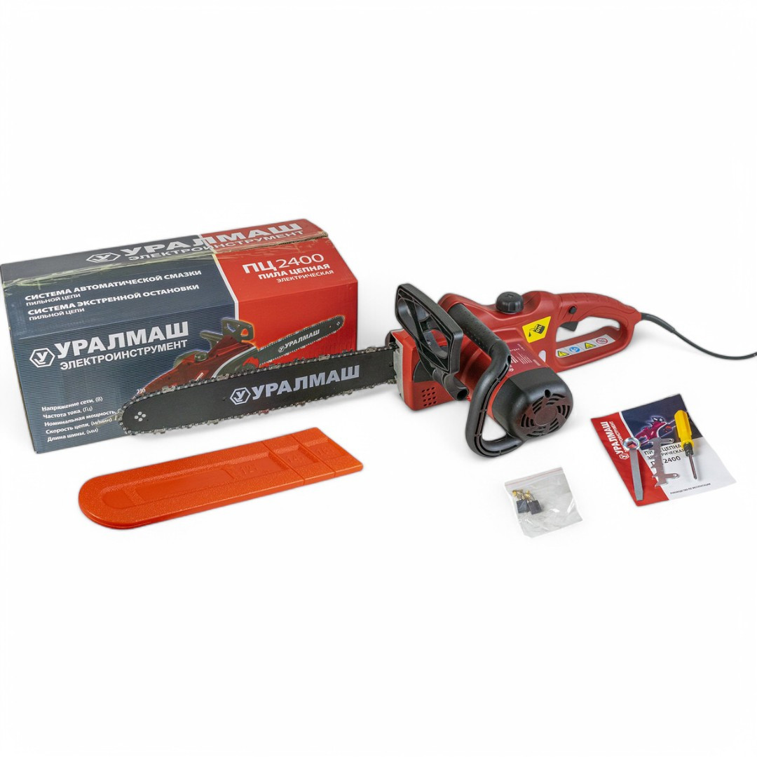 Електрична ланцюгова пилка ПЦ-2400 (2400Вт, шина 405 мм)