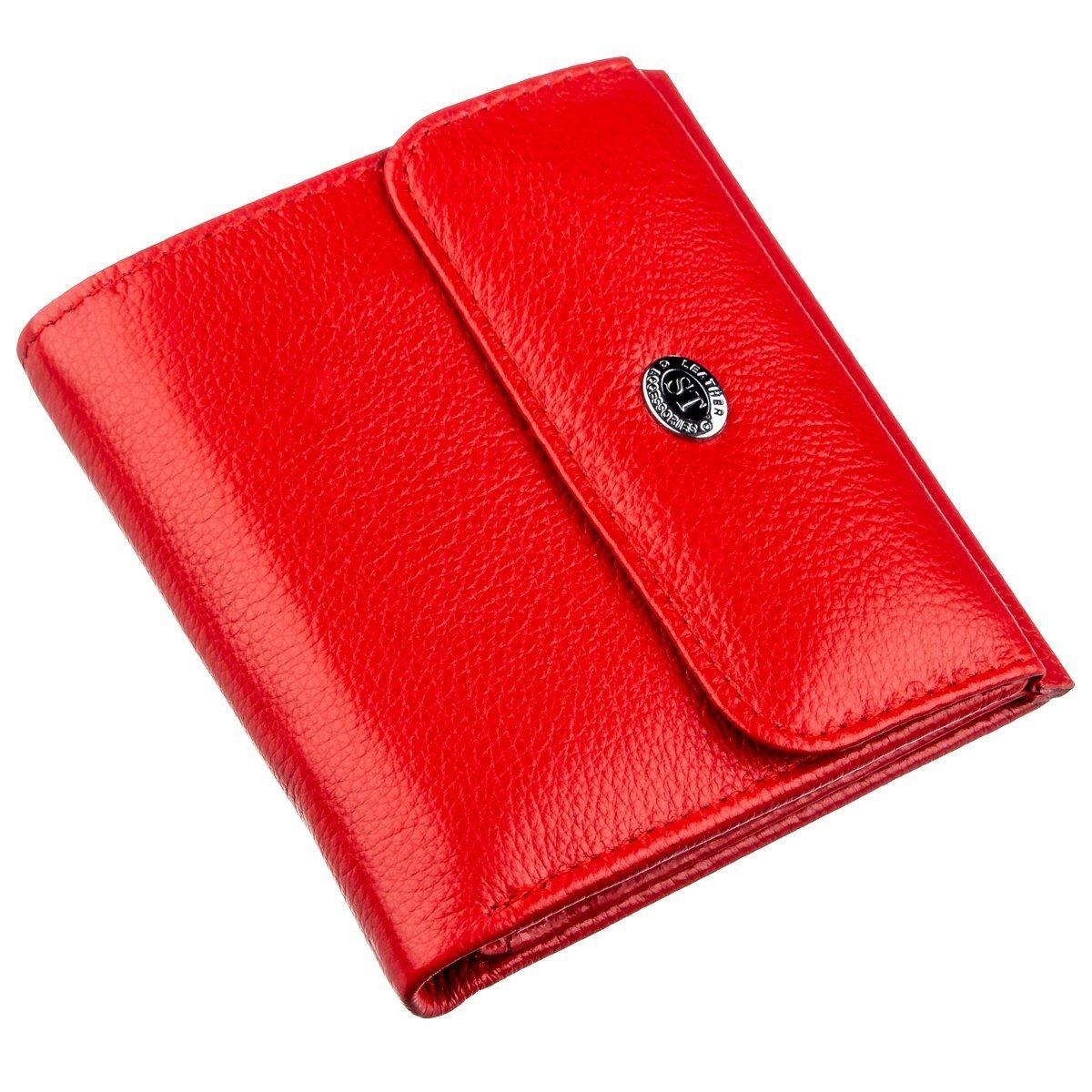 Портмоне для жінок з монетницьою ST Leather 18918 Червоний, фото 1