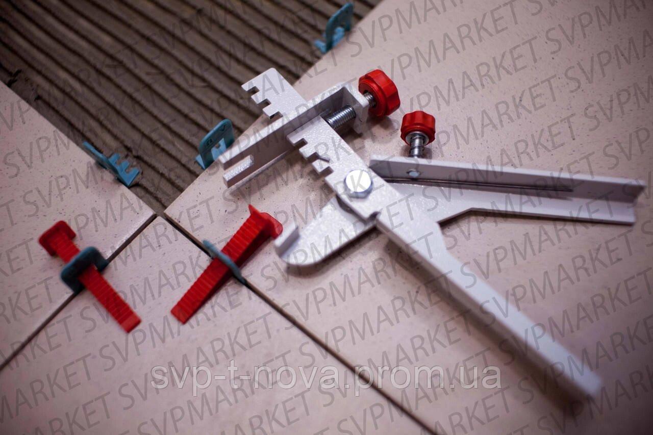 Комплект свп "SVP-noVa" 500 Затискач 1 мм + 200 Клин + Інструмент металевий Код/Артикул 12164498, фото 1