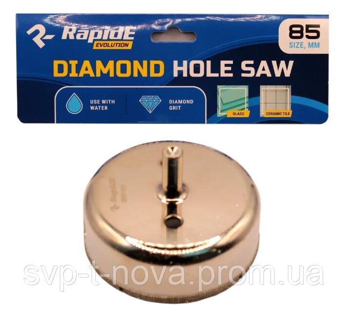 Коронка по плитці та склу 85mm RapidE TILE/GLASS з направляючим свердлом Код/Артикул KR-85, фото 1