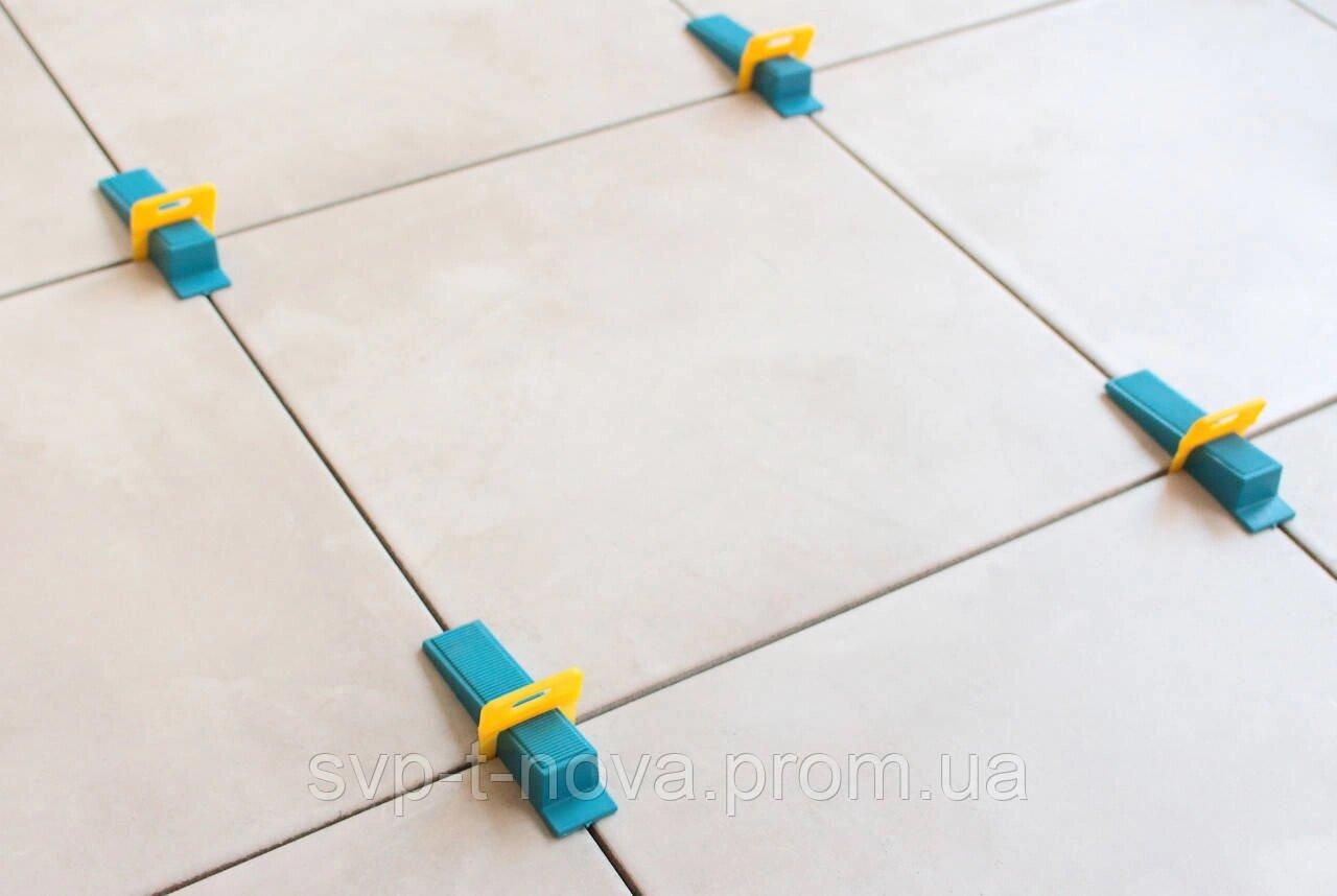Система вирівнювання плитки NLS, керамограніту DLS, Raimondi Затискачі 50 штук Код/Артикул, фото 1
