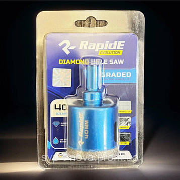 Алмазна коронка RapidE Evolution 40 мм, під дриль Код/Артикул HR-50