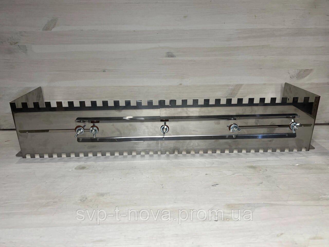 Гребінець розсувний універсальний зуб 10х10 і 12х12. Код/Артикул, фото 1