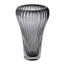 Ваза декоративна Xinke з товстим дном 27.5 см сірий для дому