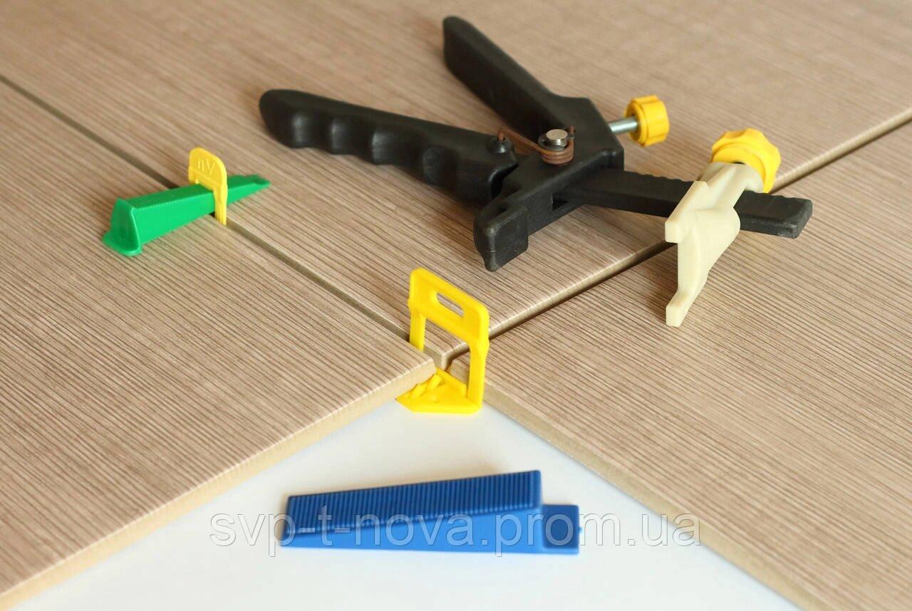 Система вирівнювання плитки NLS, керамограніту DLS, Raimondi Клину 50 штук. Код/Артикул, фото 1