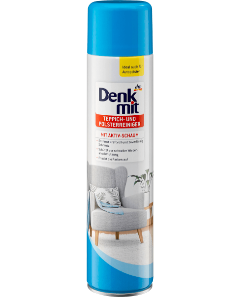 Піна для чищення килимів та меблів Denkmit Teppich & Polsterreiniger mit Aktivschau