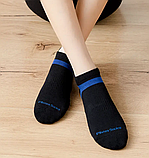 Чорно-сині шкарпетки для фітнесу, пілатесу, йоги., фото 5