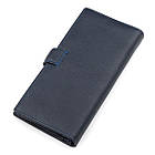 Чоловічий купюрник ST Leather 18365 (ST147) шкіряний Синій, фото 3