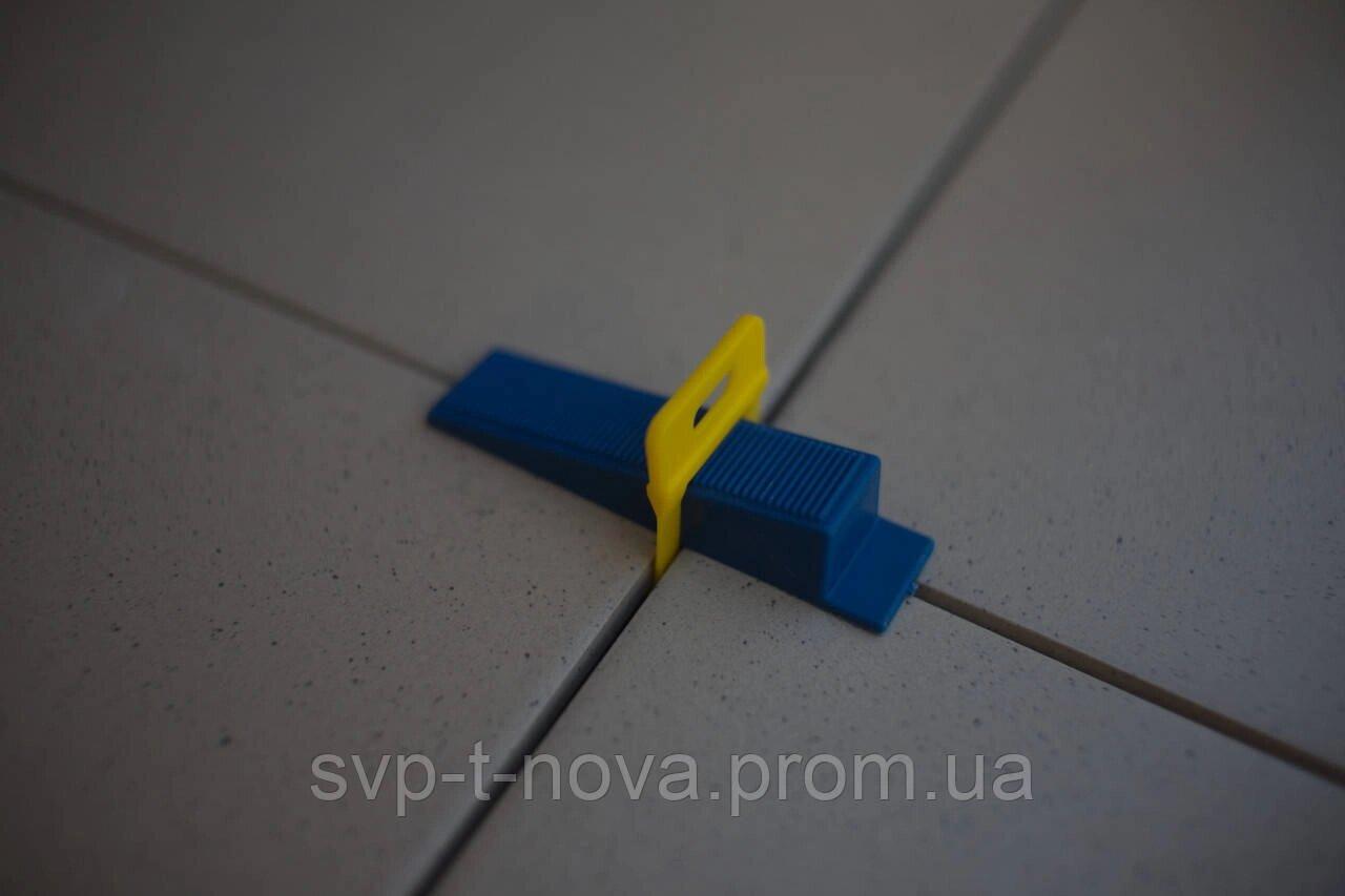 Система вирівнювання плитки NLS, керамограніту DLS, Raimondi 50 клинів, 50 затискачів 1 або 2 мм. Код/Артикул, фото 1