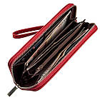 Гаманець жіночий на одну блискавку з екокожі флотар KIVI 19015 Червоний, фото 3