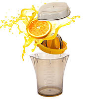 Соковитискач ручний для цитрусових та гранатів 600 мл зі стаканчиком Kamille