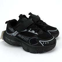 11487B Чорні дитячі кросівки на липучці Tom.m розмір, фото 2