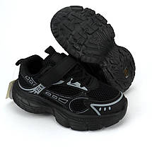 11487B Чорні дитячі кросівки на липучці Tom.m розмір, фото 4