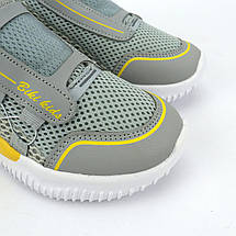 00991E Кросівки дитячі зі швидким шнуруванням сірі тм Biki розмір, фото 4