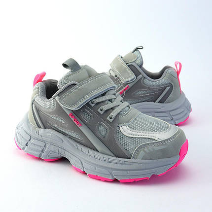 51007K Дитячі кросівки для дівчинки на липучці тм Tom.m, фото 1