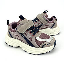 51007E Кросівки для дівчинки дитячі Том М з липучкою