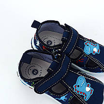 11504A Сині капці для дітей на липучці кеди тм Tom.m, фото 5