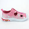 11510D Дитячі текстильні капці для дівчинки рожеві кеди тм Tom.m, фото 8