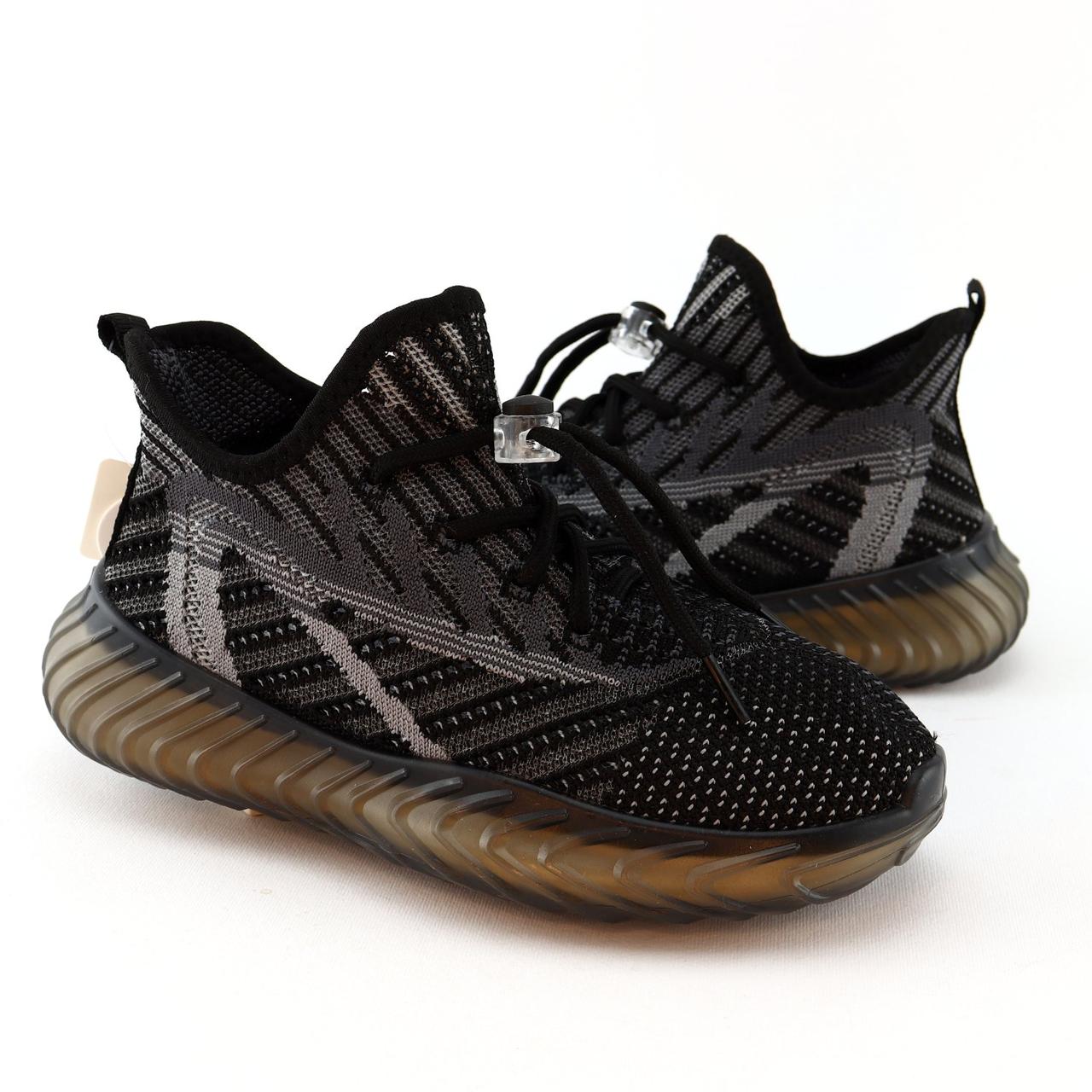 11563D Текстильні кросівки дитячі чорні швидке шнурування з фіксатором і тм Том.м розмір