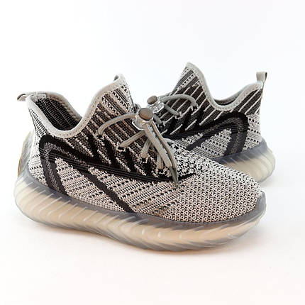 11563A Дитячі текстильні кросівки Tom M сірі шнурівка ізи розмір, фото 1