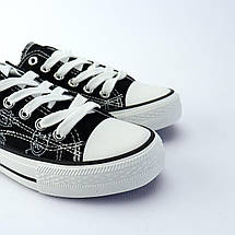 11175A Чорні підліткові кеди для дітей текстильні Tom.m, фото 5