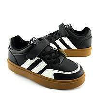 51034A Кросівки Том м чорні дитячі з білими вставками розмір 33 - устілка 20,8 см, фото 2