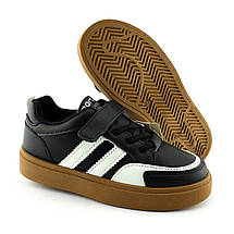 51034A Кросівки Том м чорні дитячі з білими вставками розмір 33 - устілка 20,8 см, фото 5