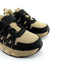 11567K Кросівки для дітей бежеві з чорними вставками Тм BI&KI розмір, фото 5