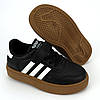 51029A Кросівки Томм чорні дитячі з білими смужками розмір, фото 6