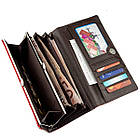 Гаманець жіночий з гладкою екокожі KIVI 19075 Червоний, фото 3