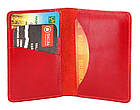 Стильна візитниця червоного кольору SHVIGEL 00116, фото 2