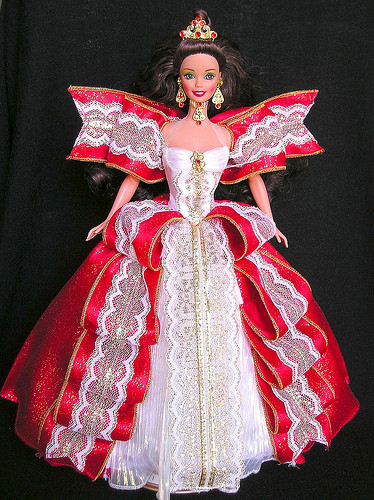 Коллекционная кукла Барби коллекционная Праздничная 1997 Happy Holidays Barbie Doll - фото 4 - id-p459616155
