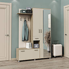 Передпокій (прихожая) з ДСП Реприза дуб білий/сатин Світ Меблів