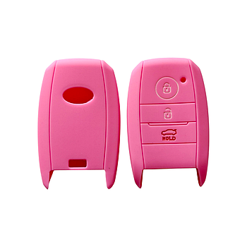 Чохол силіконовий КІА рожевий