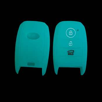 Чохол силіконовий люмінесцентний КІА блакитний