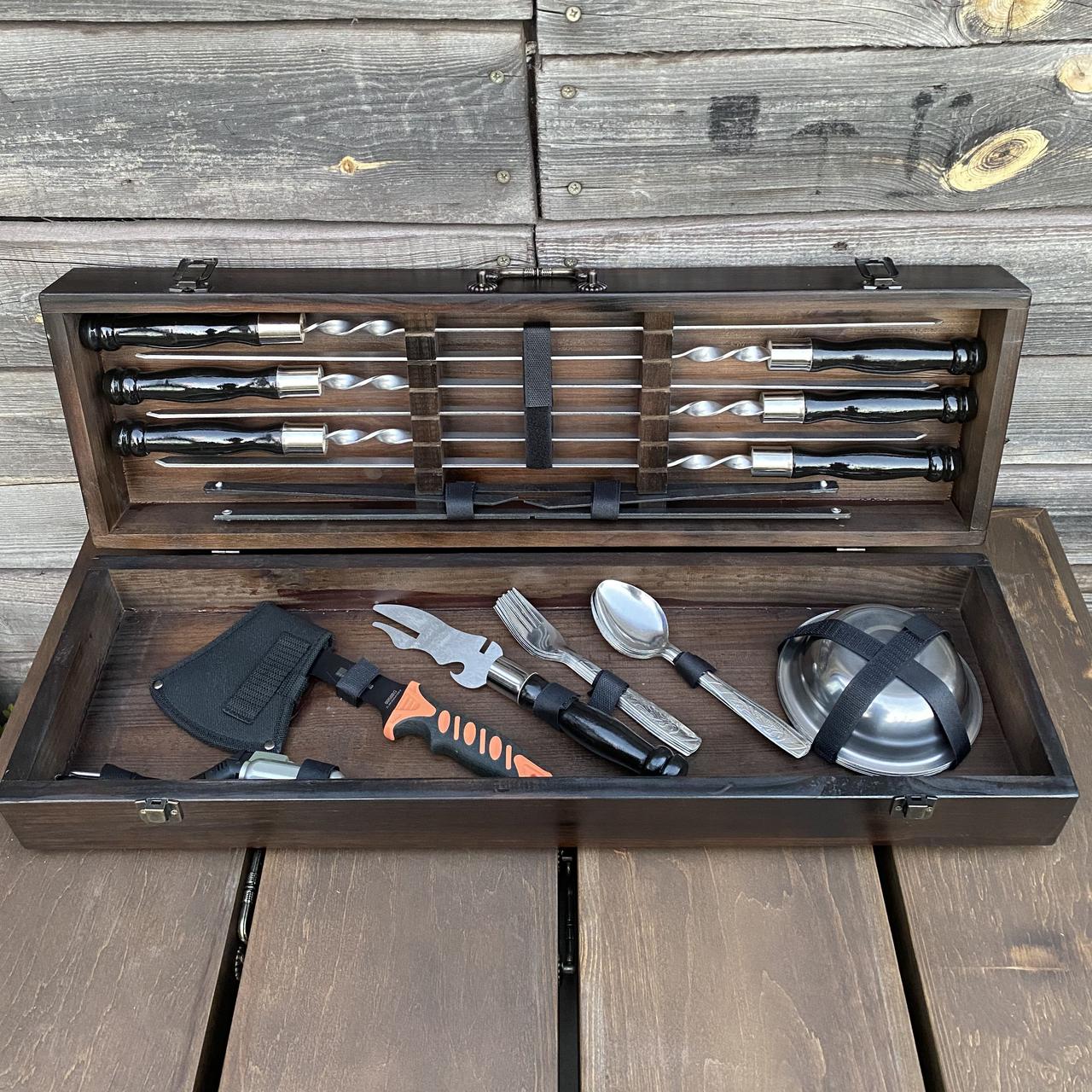 Подарунковий набір шампурів Гетьман ручної роботи