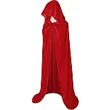 Червоний відьмійський балахон 170 см, фото 5