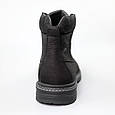 Черевики зимові шкіряні хутро 584518 Чорні, фото 6