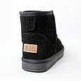 Угги замшеві зимові 586745 Чорні, фото 6