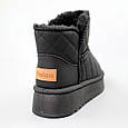 Угги жіночі 589602 Чорні, фото 6