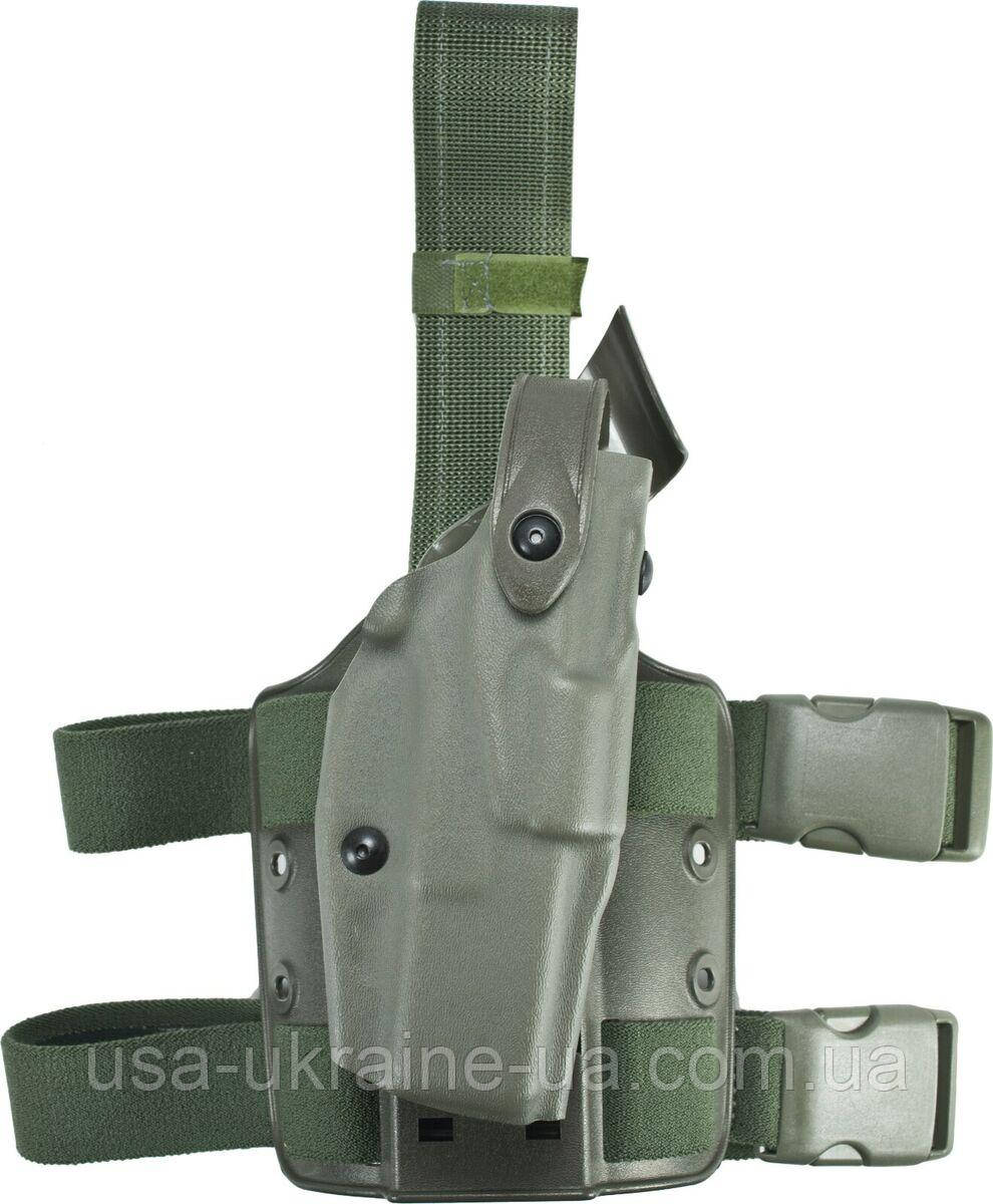 Тактична кобура Safariland 6304RDS ALS/SLS (для зброї з ліхтарем) із кріпленням на ногу, фото 1