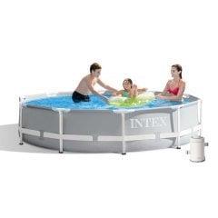 Каркасний басейн Intex 26702-3, 305 x 76 см (1 250 л/год, тент, підстилка), фото 1